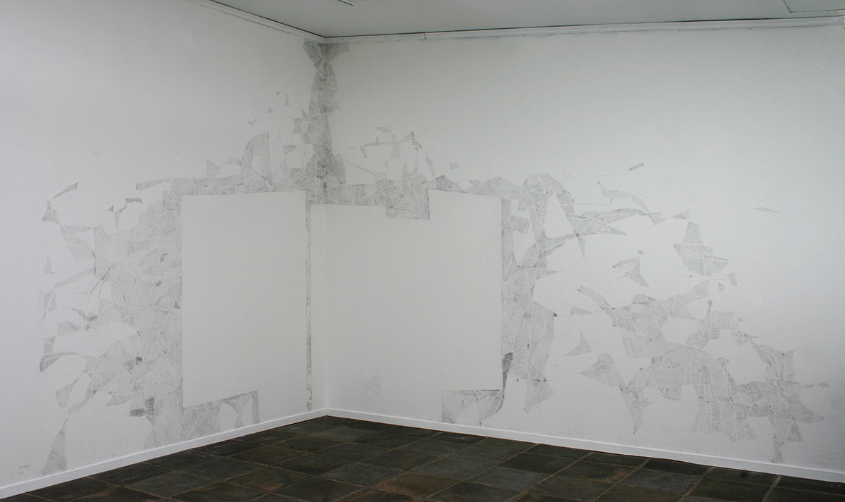 Diagrama, 2007, Intervento site specific, Centro Cultural de España, El Salvador