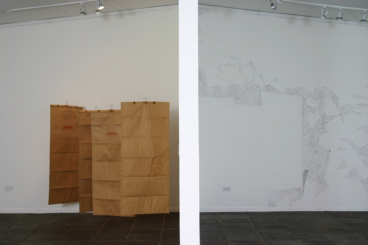 Diagrama, 2007, Intervento site specific, Centro Cultural de España, El Salvador