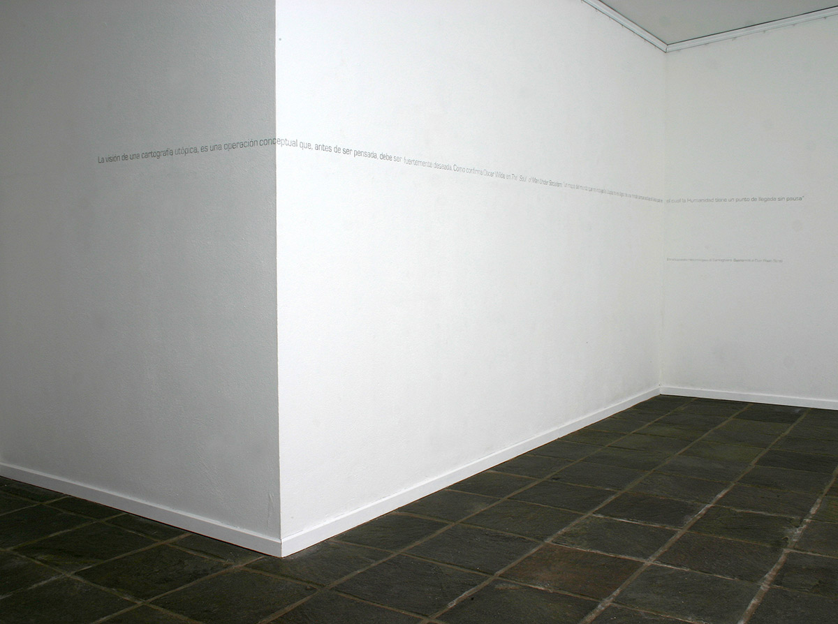 Diagrama, 2007, Intervento site specific, Centro Cultural de España, El Salvador