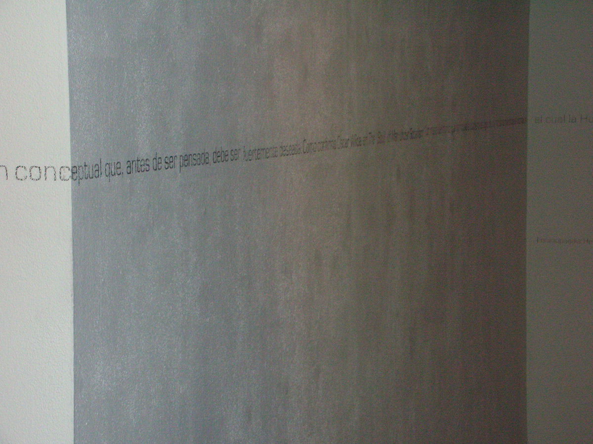 Diagrama, 2007, Intervento site specific, Centro Cultural de España, El Salvador