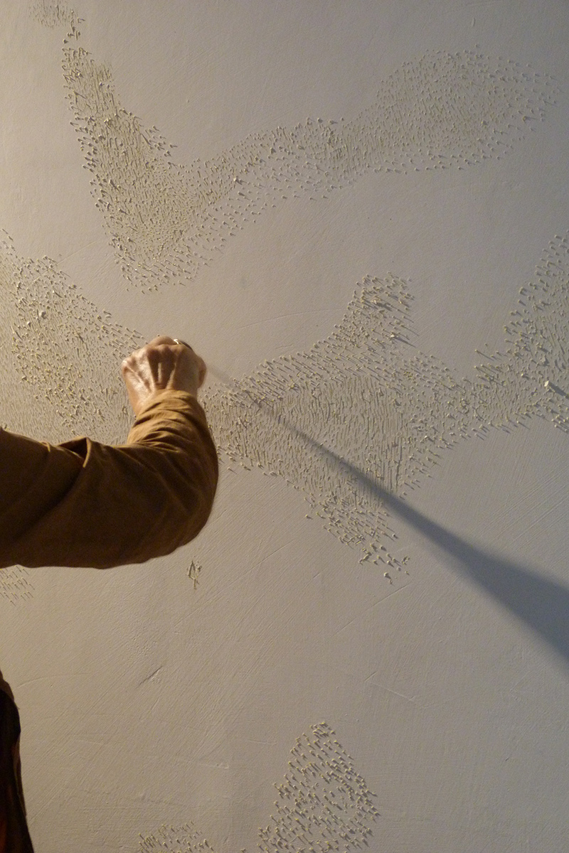 Disegni d’Azzardo, 2015, Firenze, Wall Drawing, Intervento, Open Studio, AMACI
